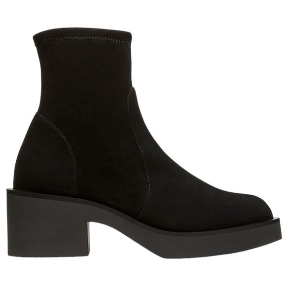 Stuart Weitzman Boots Women Size 9B at ORCHARD Gotham Sock Black Bootie - Picture 1 of 7